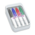 Mini Sharp Marker Four Pack with Full Color Decal